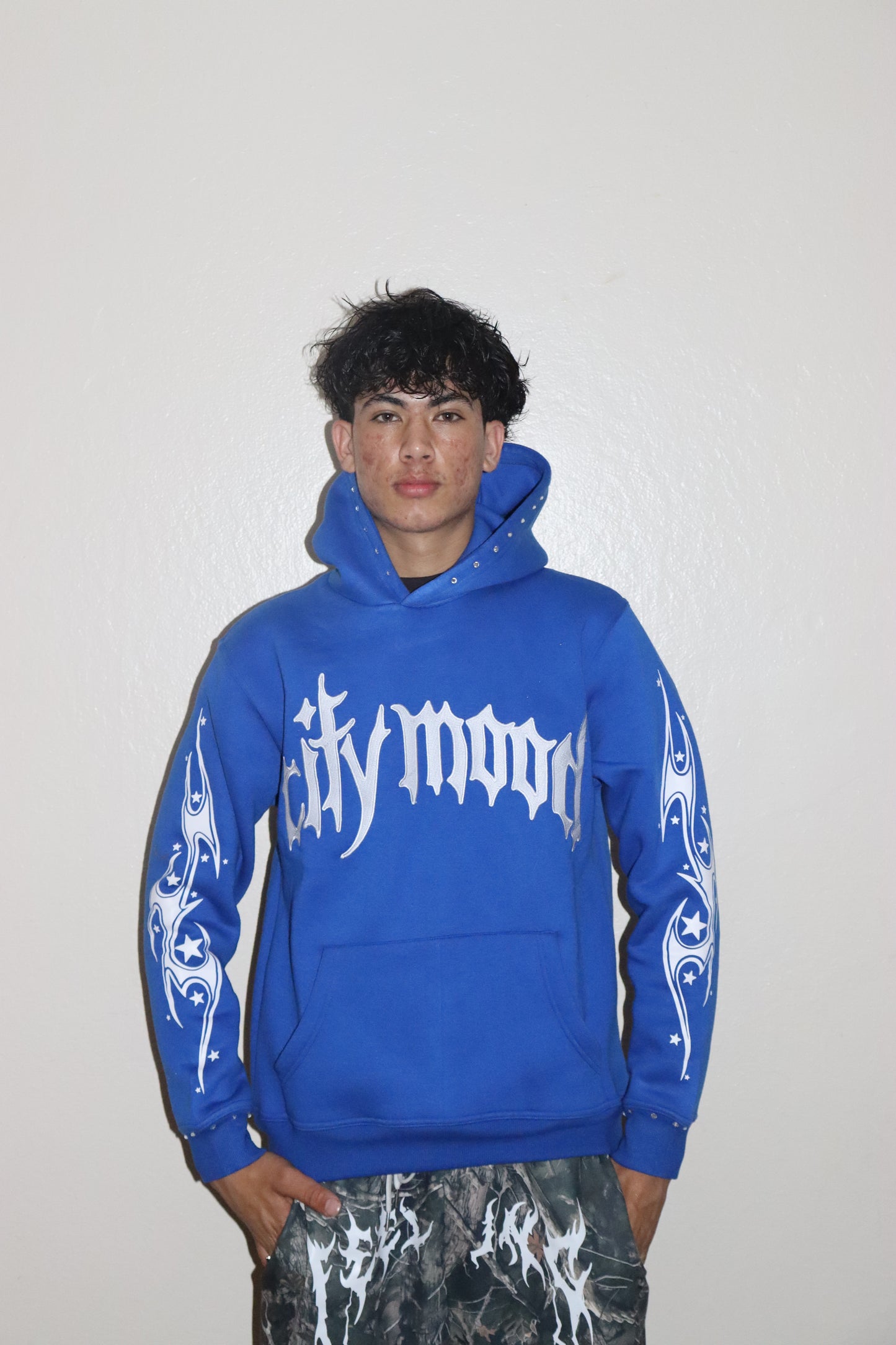 Blue City Mood Hoodie