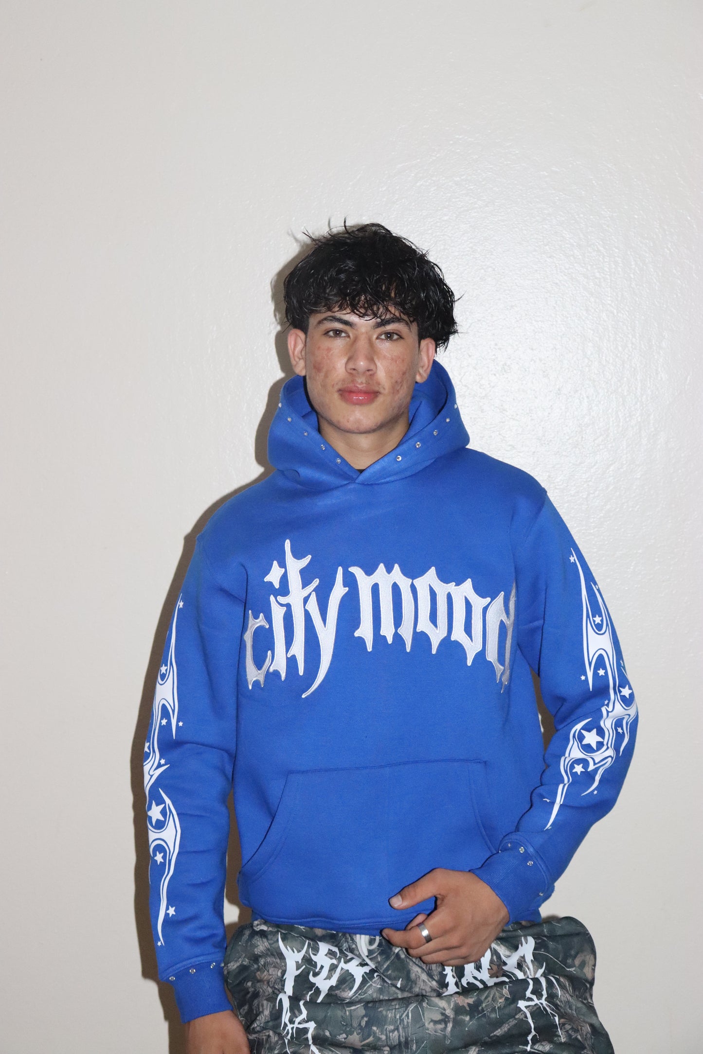 Blue City Mood Hoodie